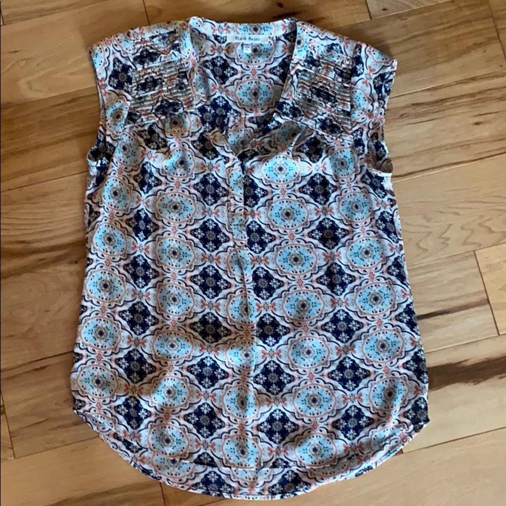 Cap sleeve blouse